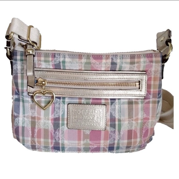 Coach Purse Pastel Color & Metallic Soft Gold Accent Special Limited Production - Picture 9 of 16